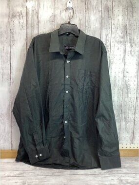 Cambridge Classics Casual Button-Down Shirts for Men black XL